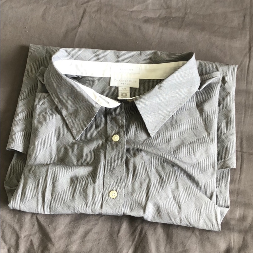 Grey Button Down - image 1